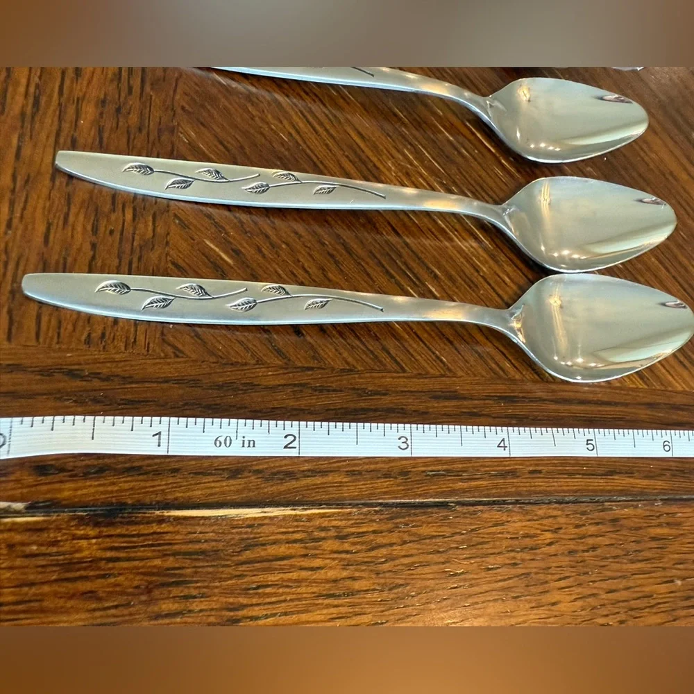 Nasco Haiti Teaspoons Vintage Stainless‎ lot of 4